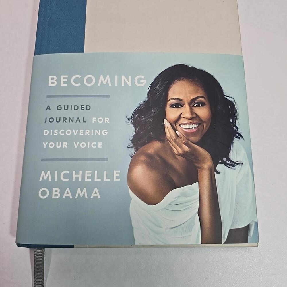 NEW Becoming A Guided Journal for Discovering Your Voice by Michelle Obama - Picture 2 of 15